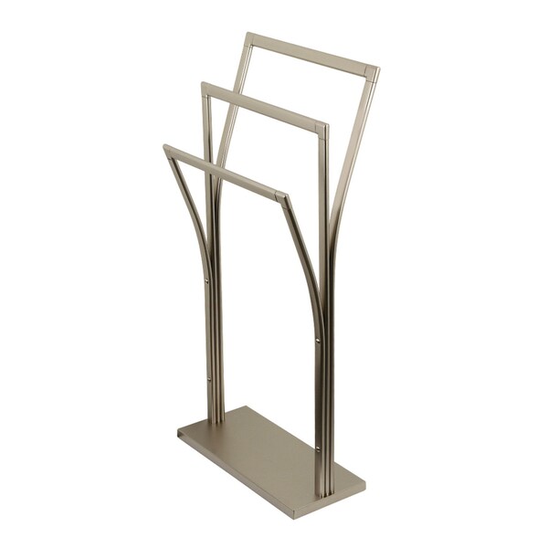 SCC3308 Edenscape Pedestal Y-Style Towel Rack, Brushed Nickel